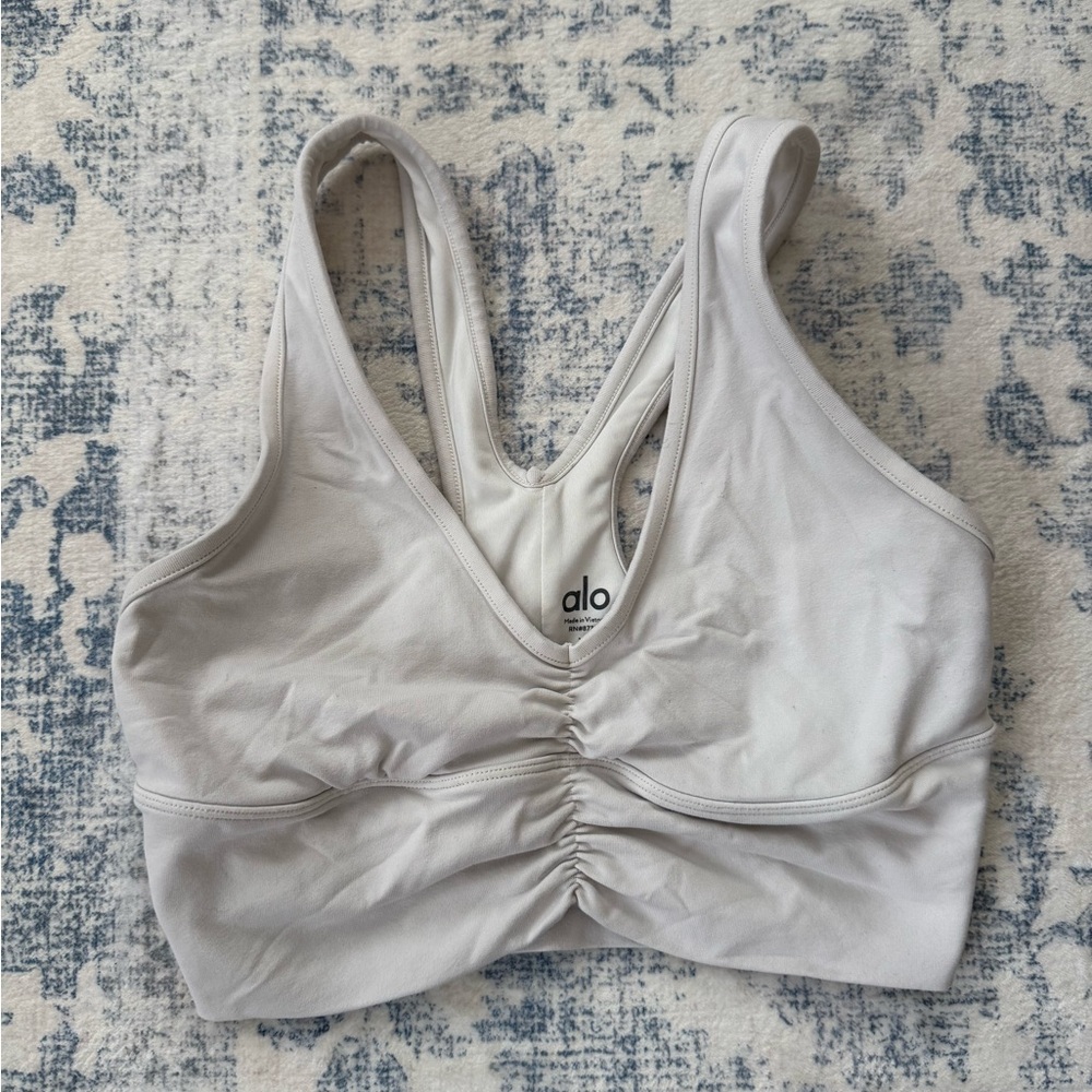 ALO Yoga White Sports Bra